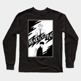Alt Nick and Charlie - heartstopper comic redraw Long Sleeve T-Shirt
